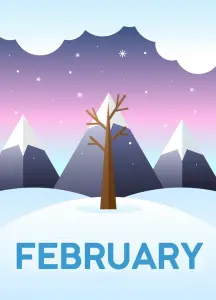 February (Feb.) فوریه