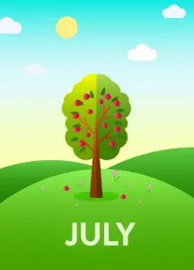 July ( Jul.) جولای