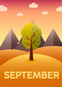September (Sep.) سپتامبر