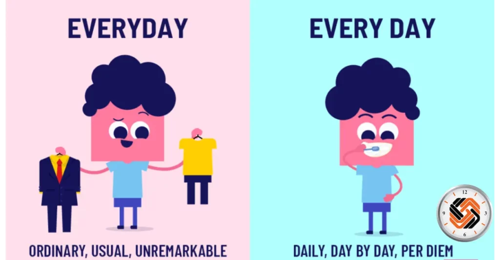 فرق everyday و every day چیست؟
