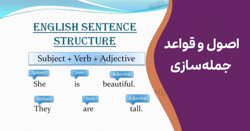 اصول و قواعد جمله‌سازی