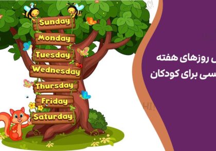 آموزش روزهای هفته به انگلیسی برای کودکان