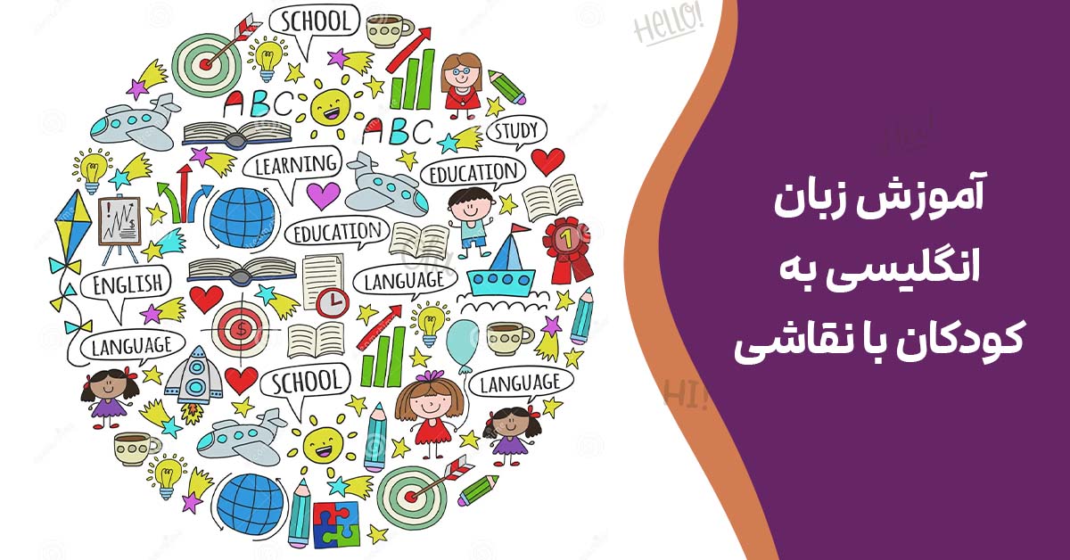 آموزش زبان انگلیسی به کودکان با نقاشی