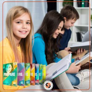 کلاس زبان انگلیسی نوجوانان سطح c کتاب prepare