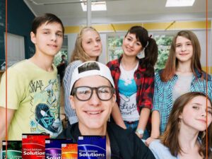 کلاس زبان انگلیسی نوجوانان سطح intermediate-D کتاب Solutions